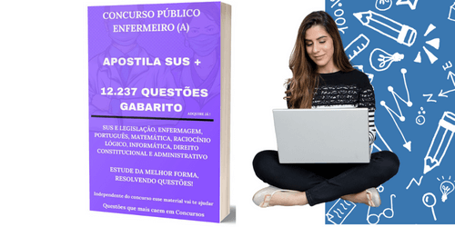 apostila e questao de concurso enfermeiro